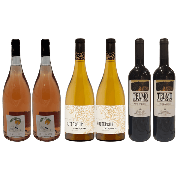 En velkomponeret vinoplevelse: Smagekasse med rød, hvid og rosé