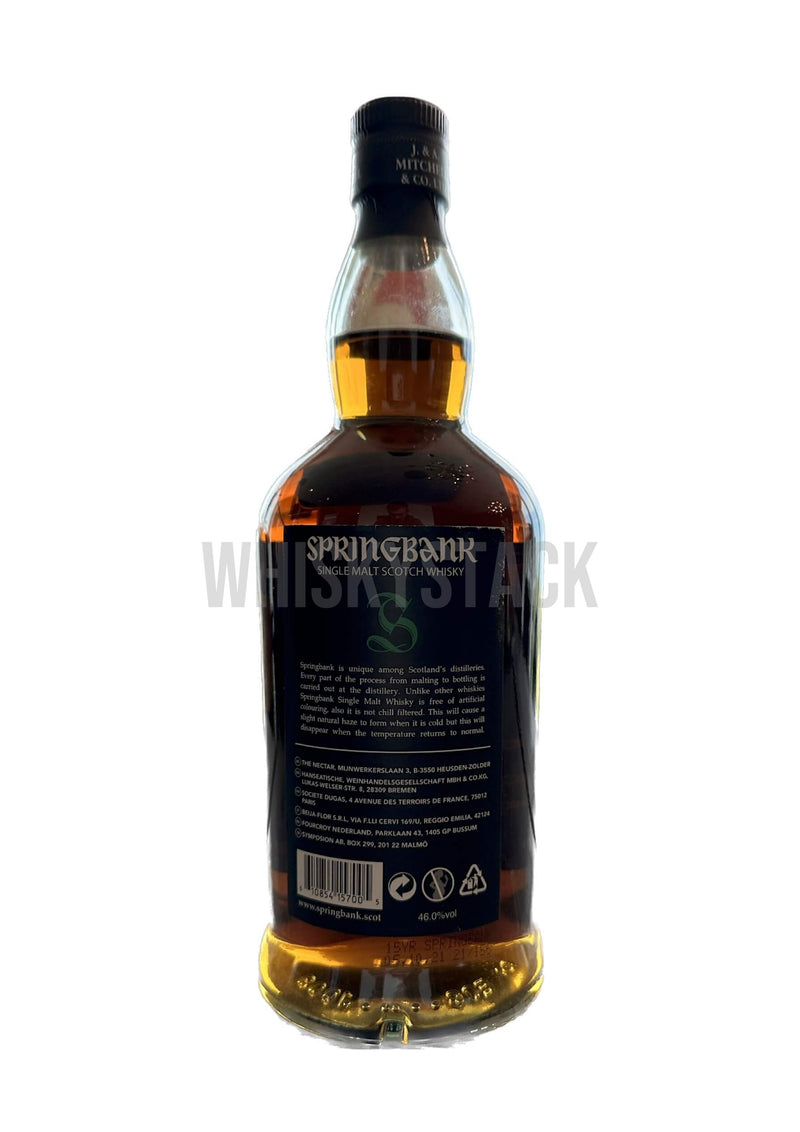 Springbank 15 Year Old – En Klasse for Sig