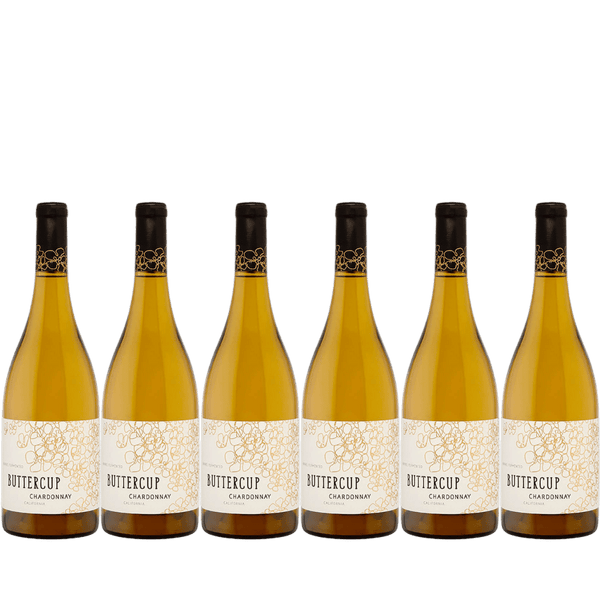 6 Bottles Buttercup Chardonnay White Wine