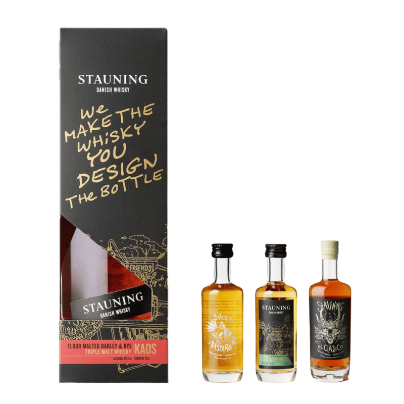 Stauning KAOS Design Edition & Smagsæt – En Unik Whiskyoplevelse