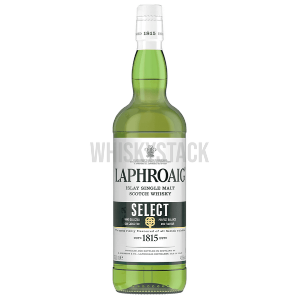Oplev Laphroaig Select, en unik blanding fra Islay's berømte destilleri. En blød, røget whisky med en subtil sødme og dybde fra forskellige fade. Perfekt for både nye og erfarne whiskyelskere.