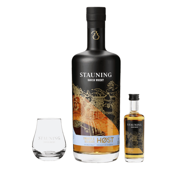 Stauning HØST med 5 cl. Rye og Whisky Glas Gavesæt
