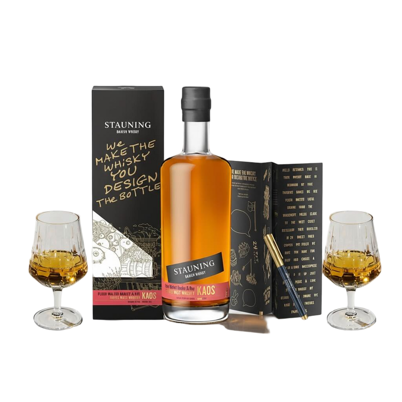 Stauning Chaos Design Your Edition + 2 pcs. The Bullet Whiskey Glass