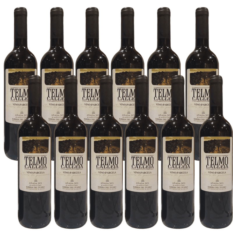 12 flasker Ribera Del Duero Telmo – perfekt til vinkælderen eller selskaber